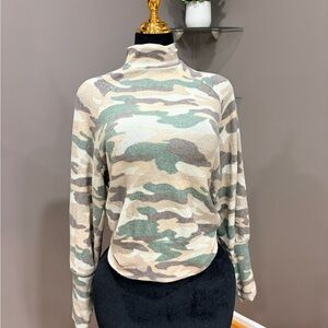 Maeve Anthropologie Camouflage Sweater